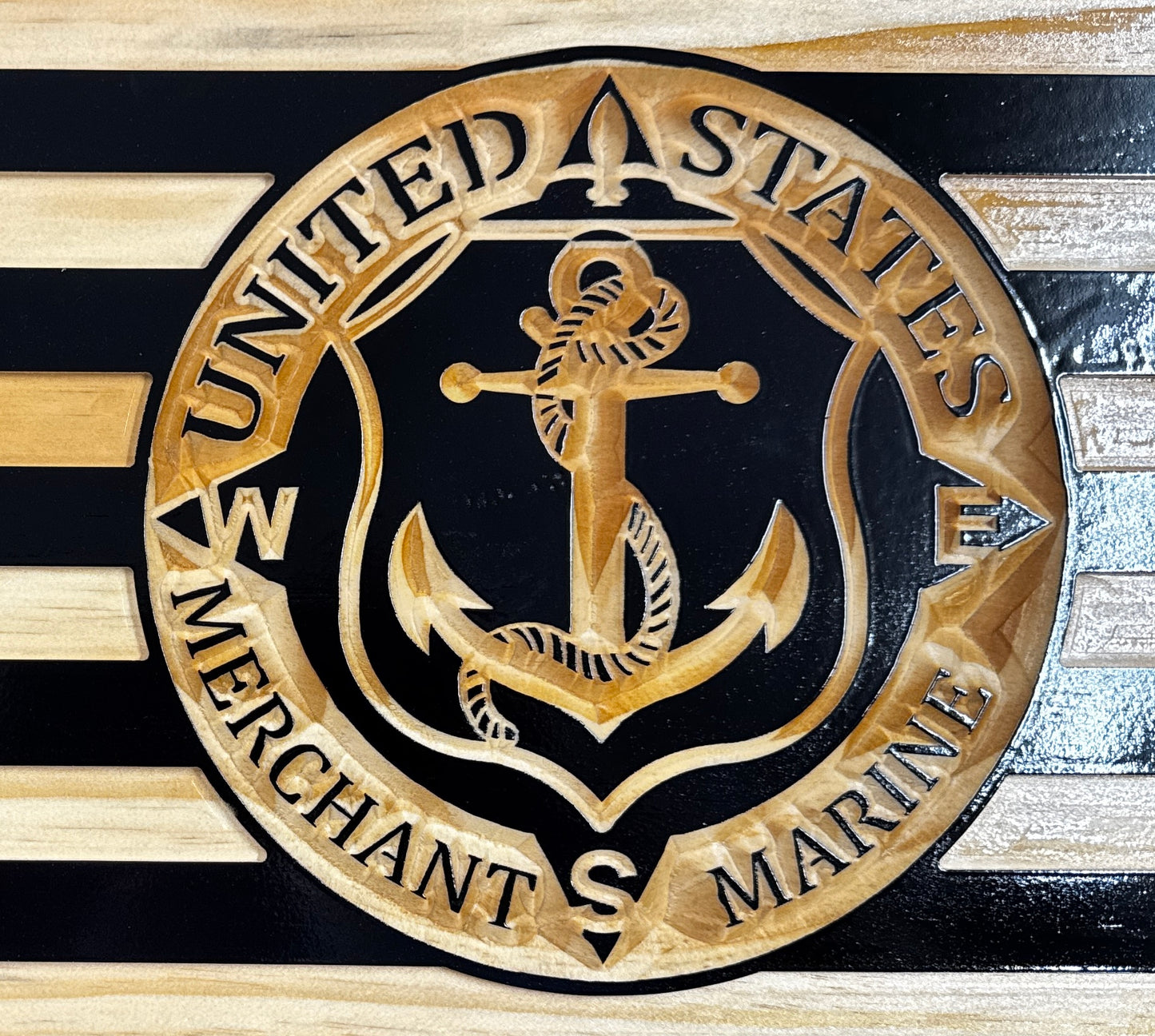 Military Flag Coin Holder