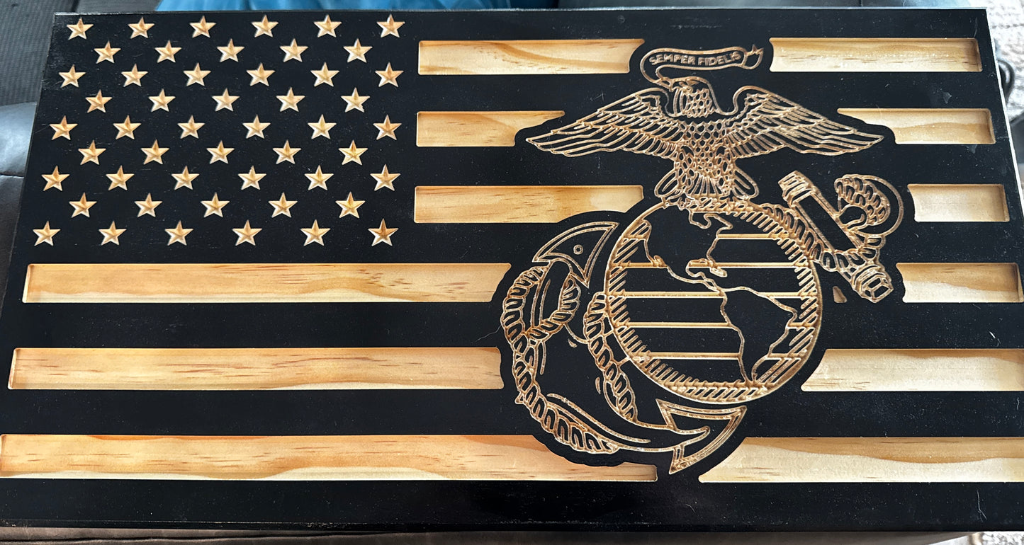 21”x 12” Military Flags