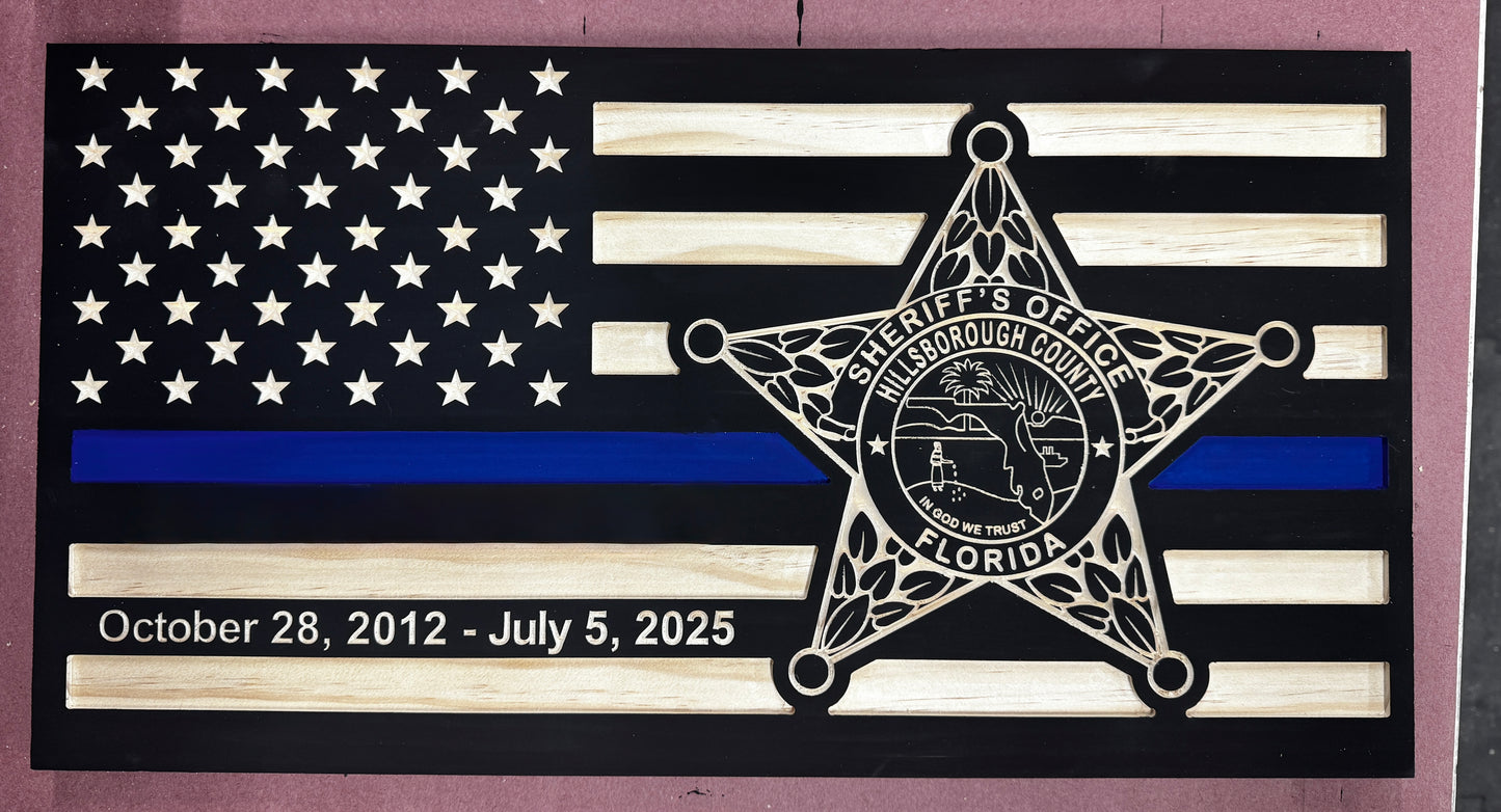 21" x 12" First Responder Flag