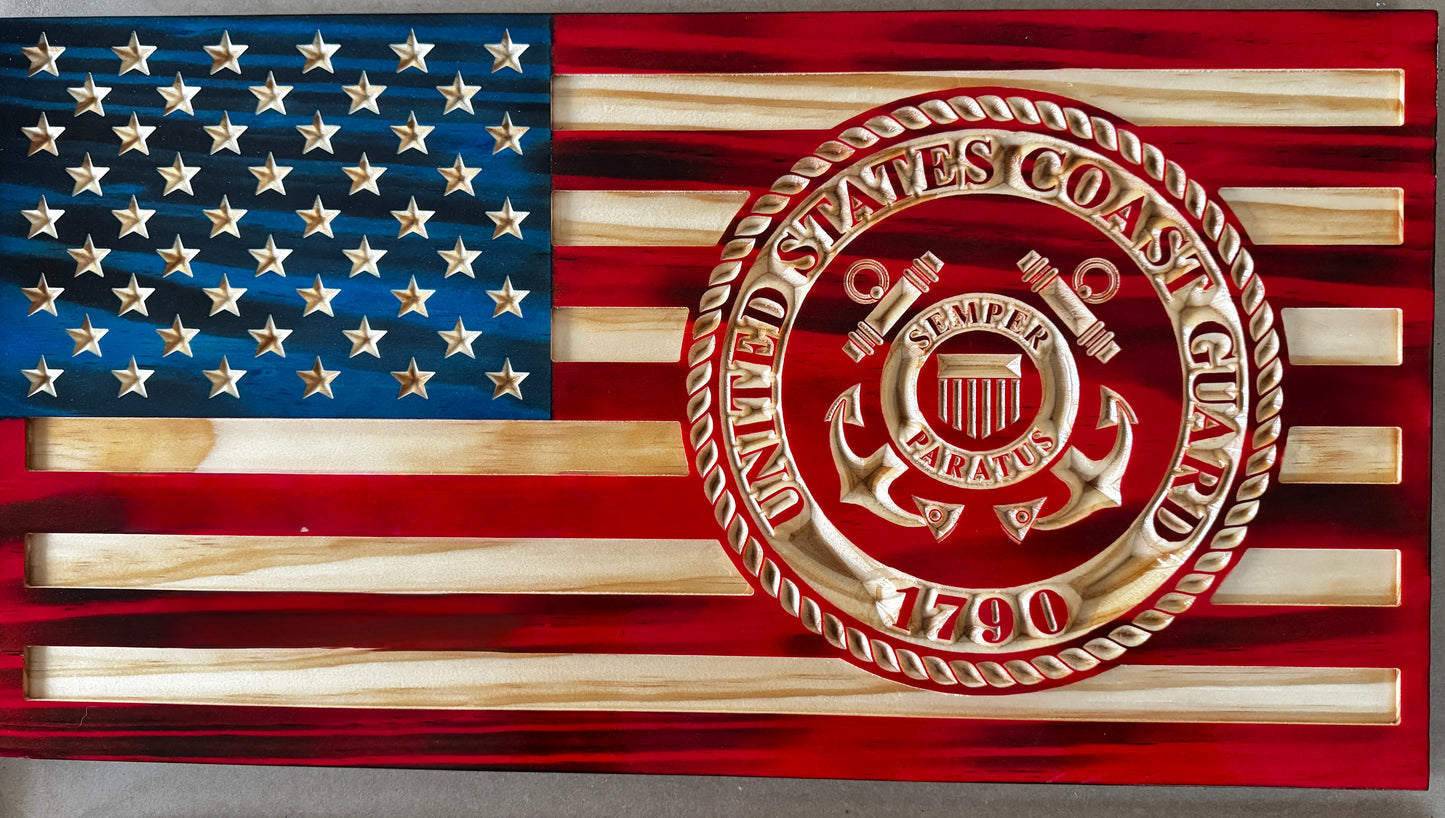 21”x 12” Military Flags