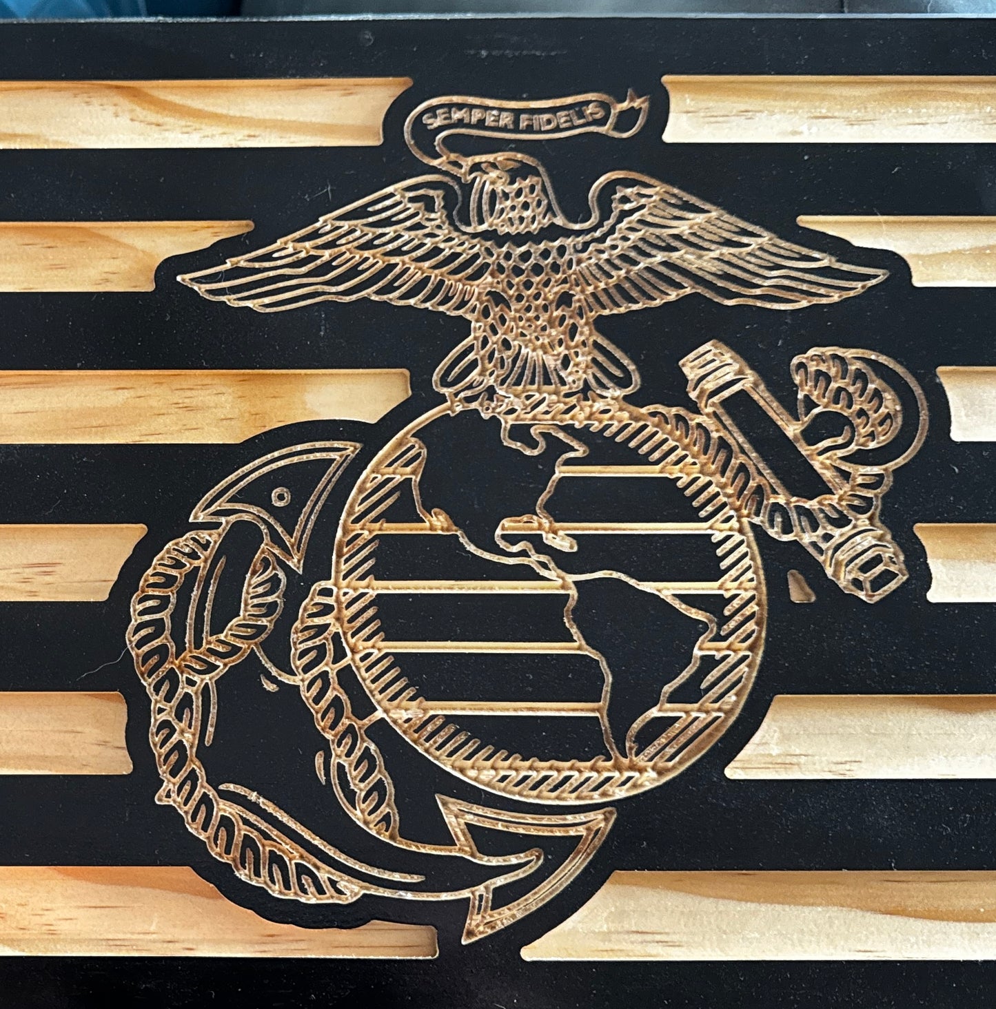 Military Flag Coin Holder