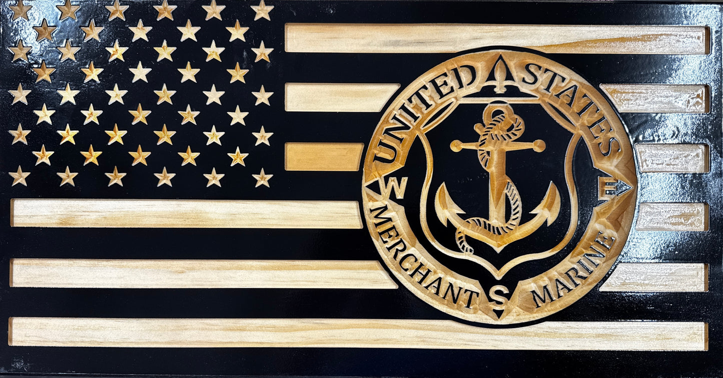 21”x 12” Military Flags