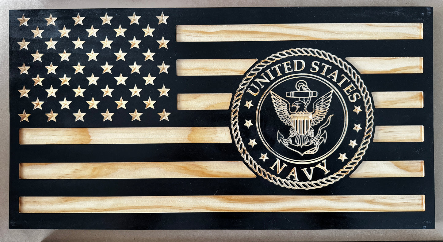 21”x 12” Military Flags